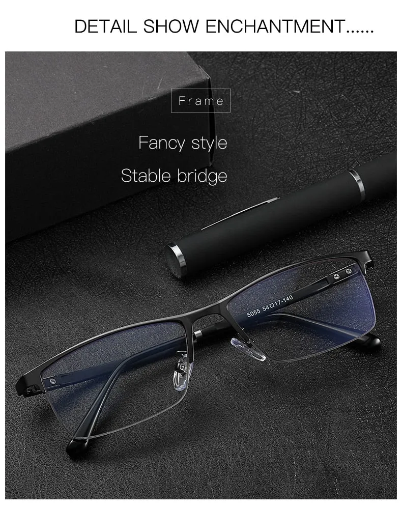 Aidien Unisex Full Rim Square Tr90  Anti Blue Light Eyeglasses Ar5055