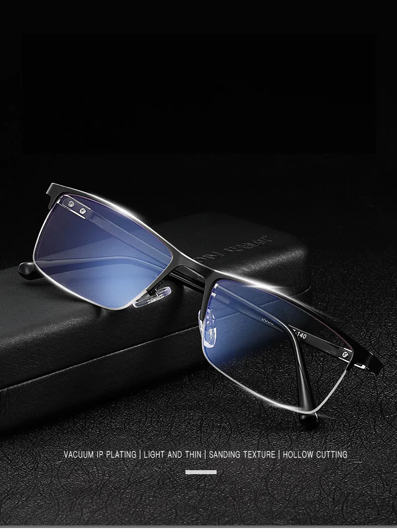Aidien Unisex Full Rim Square Tr90  Anti Blue Light Eyeglasses Ar5055