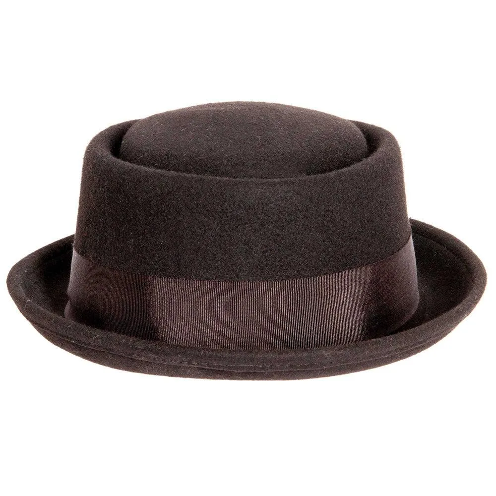 Chi-Town 2.0 | Mens Crushable Wool Felt Pork Pie Hat