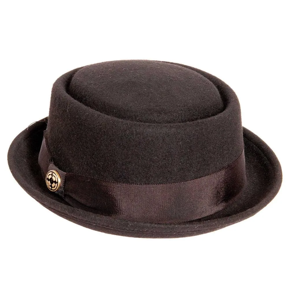 Chi-Town 2.0 | Mens Crushable Wool Felt Pork Pie Hat