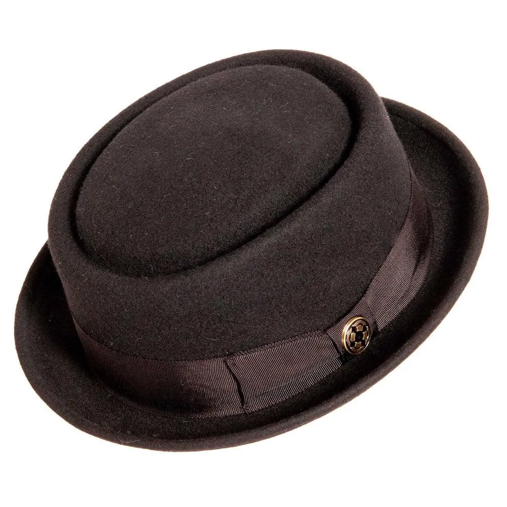 Chi-Town 2.0 | Mens Crushable Wool Felt Pork Pie Hat