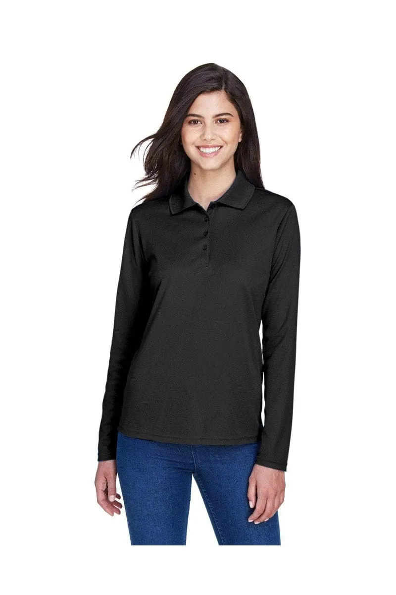 Core 365 78192: Ladies' Pinnacle Performance Long-Sleeve Pique Polo