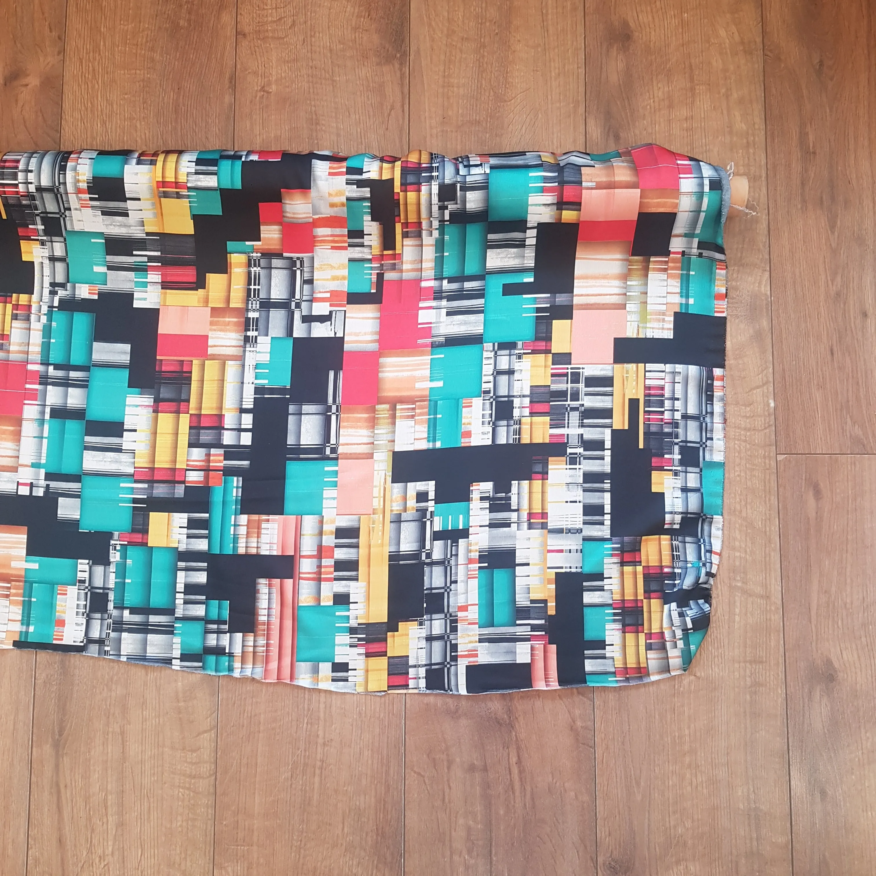Digital Print Silky Satin Fabric - Various Print