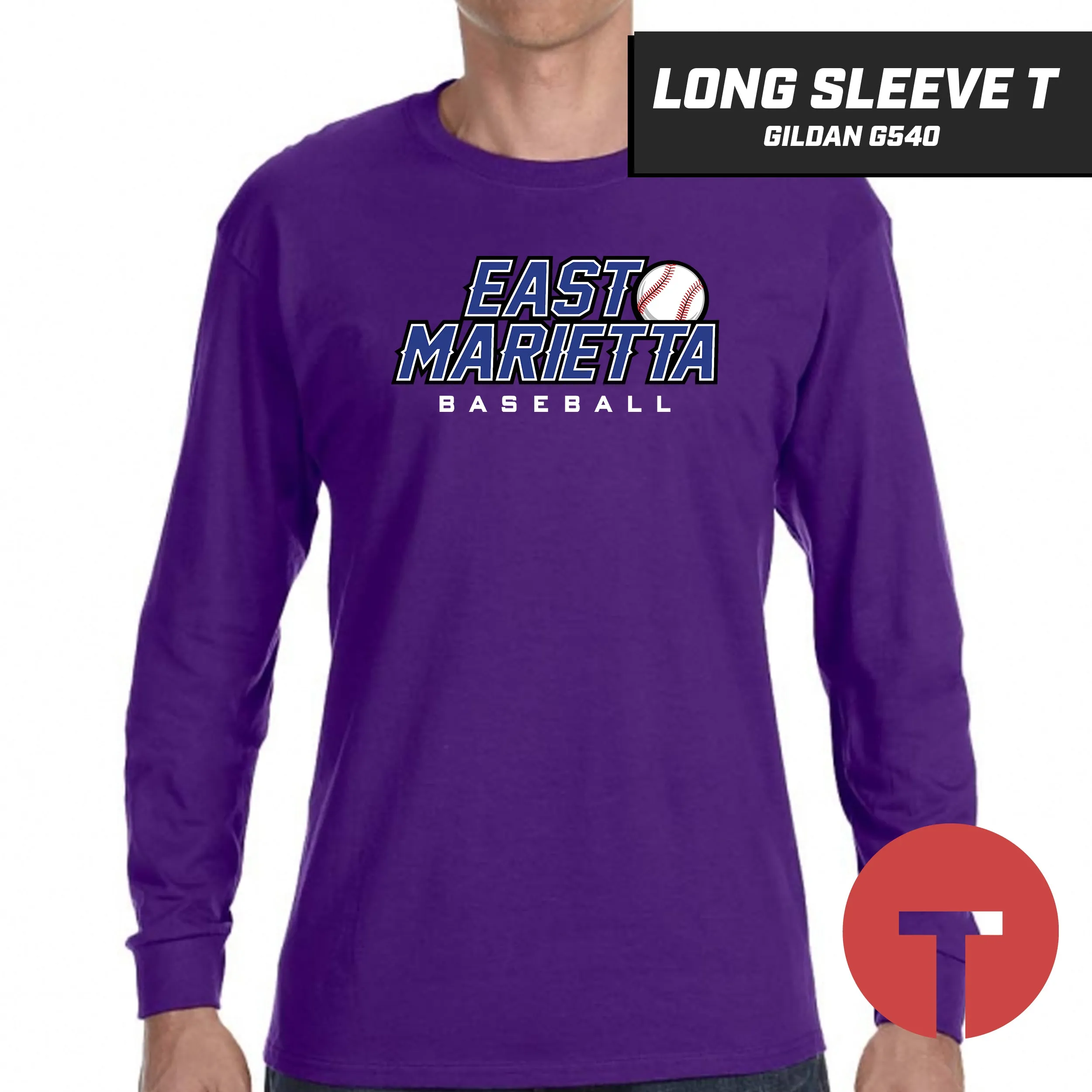 East Marietta Little League - Long-Sleeve T-Shirt Gildan G540