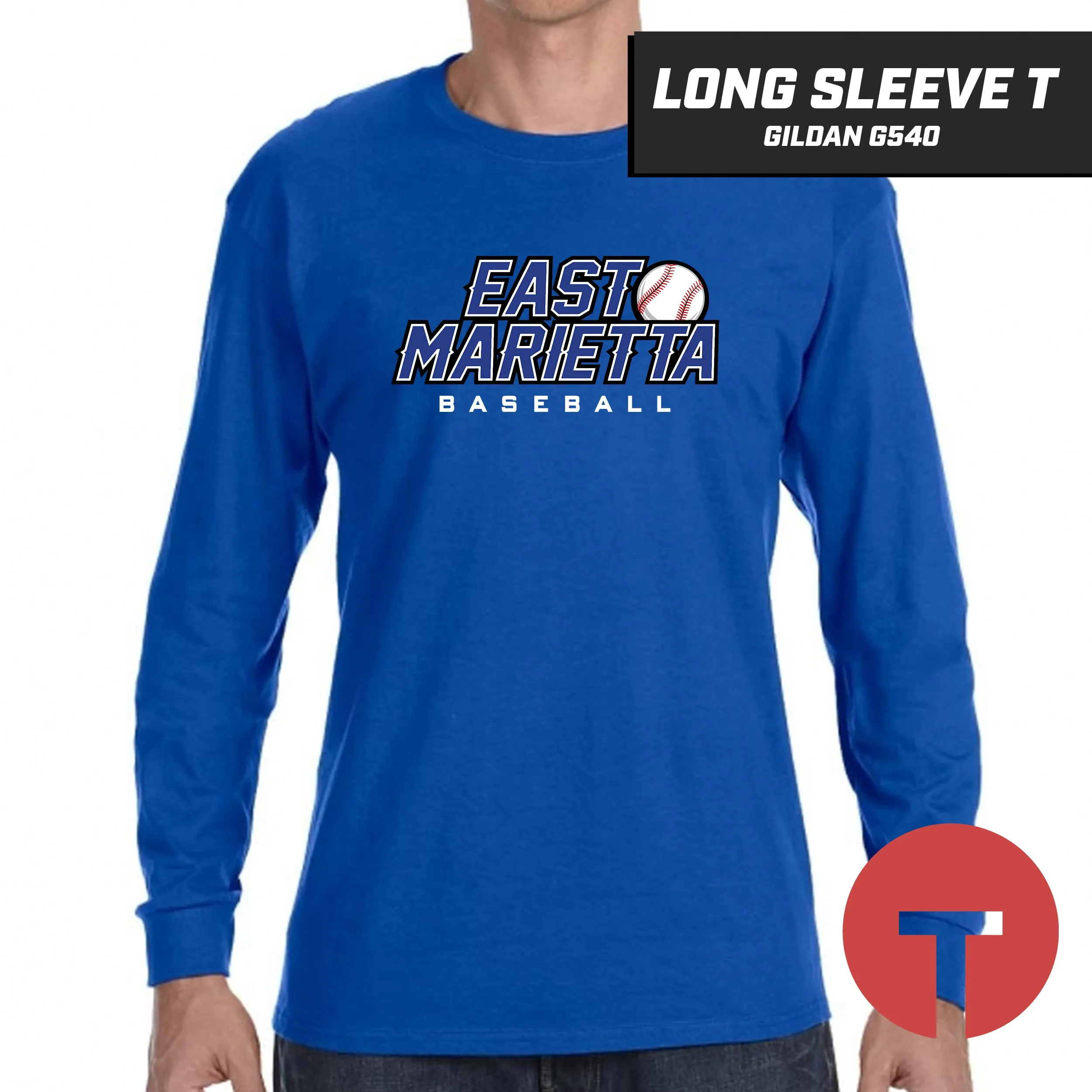 East Marietta Little League - Long-Sleeve T-Shirt Gildan G540