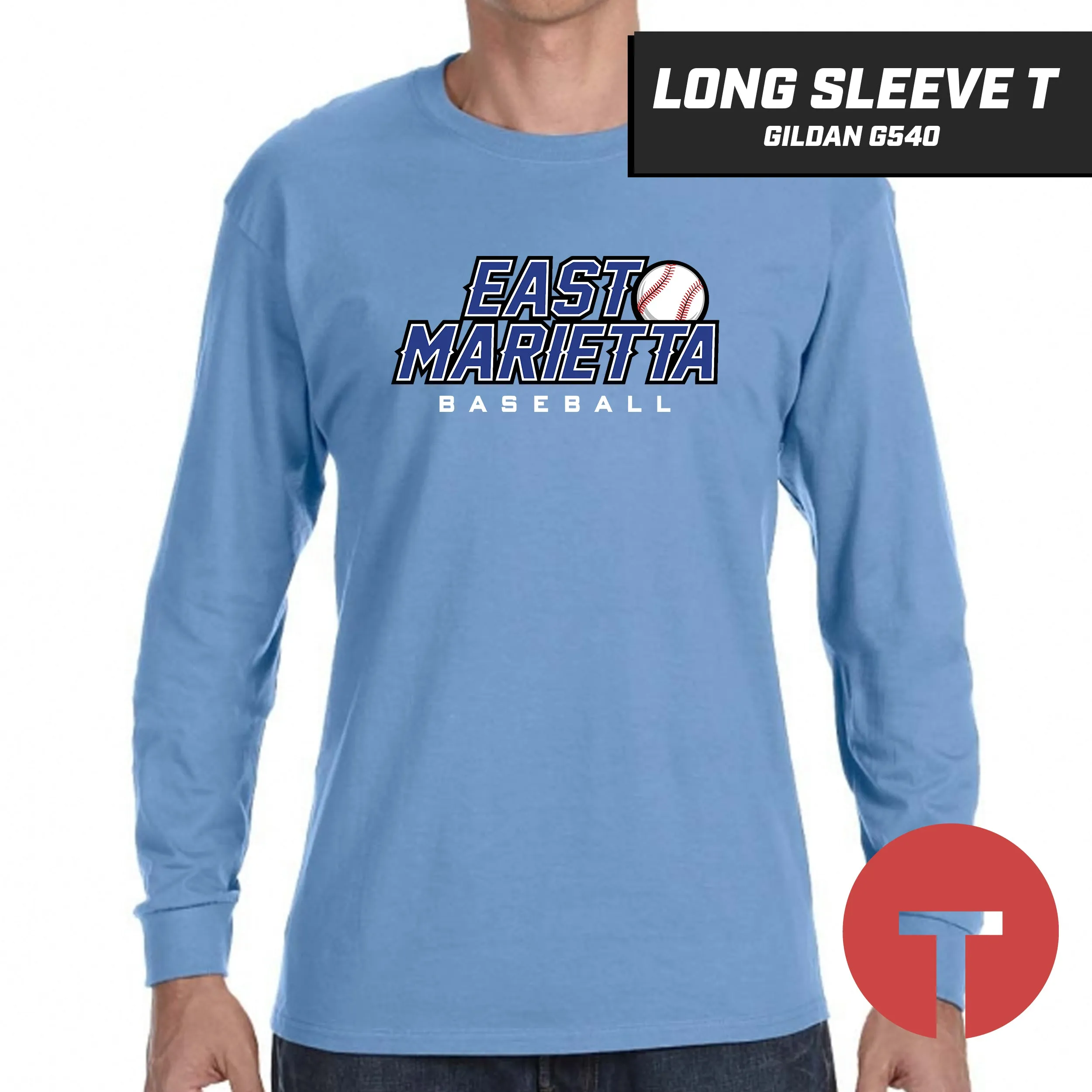 East Marietta Little League - Long-Sleeve T-Shirt Gildan G540