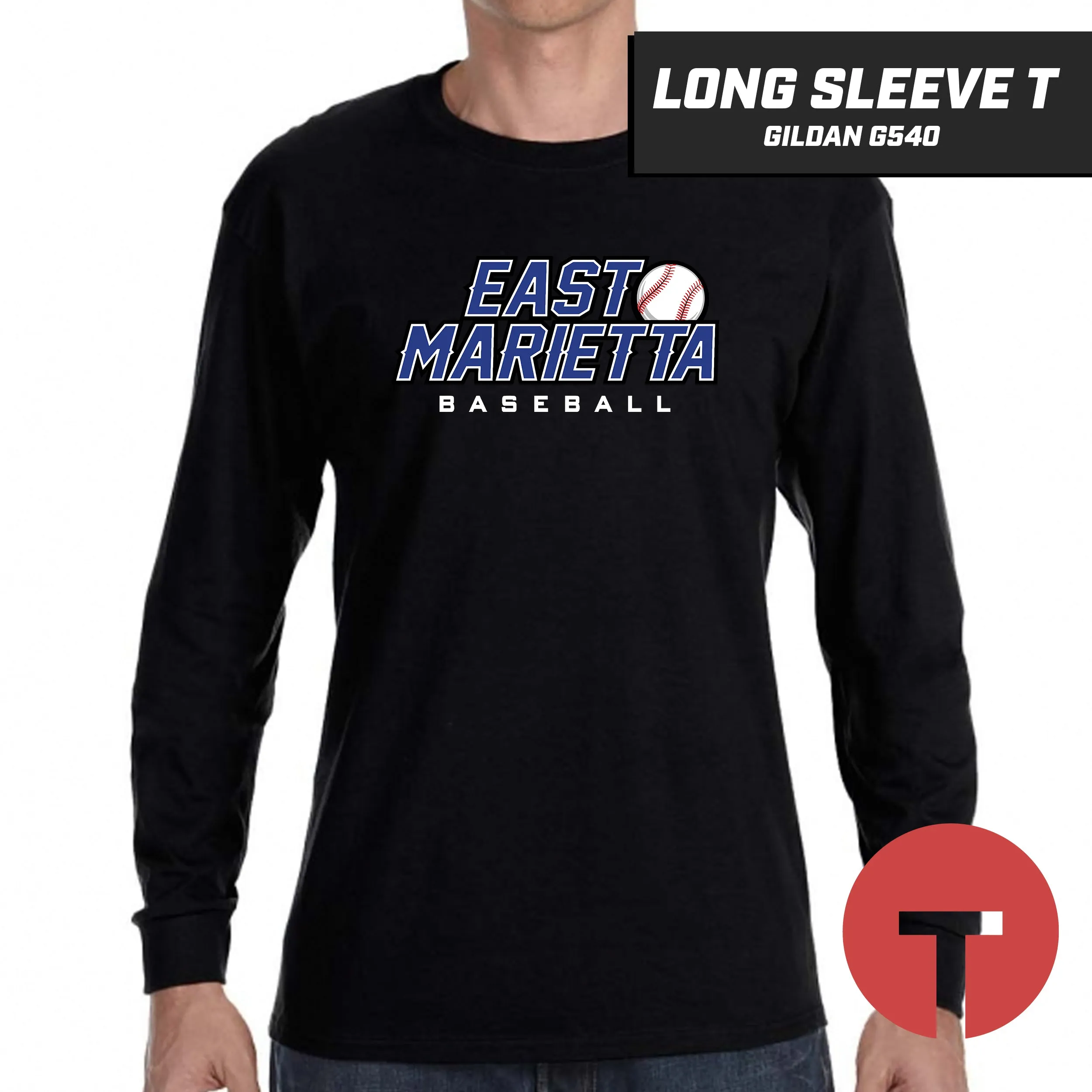 East Marietta Little League - Long-Sleeve T-Shirt Gildan G540