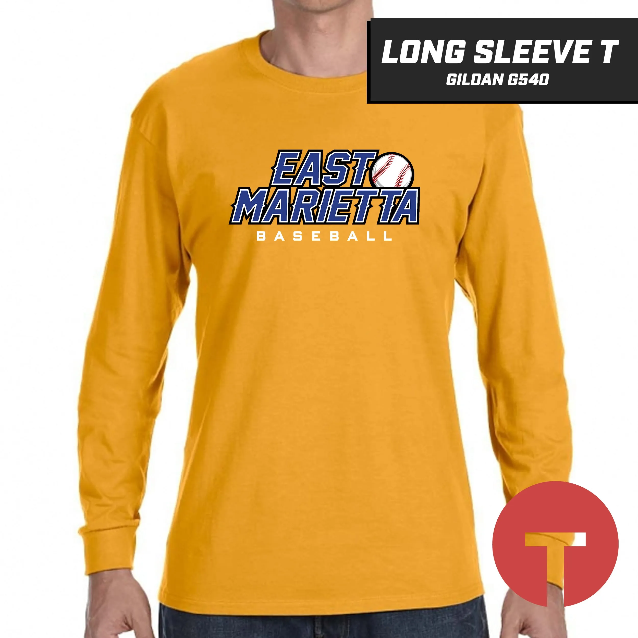 East Marietta Little League - Long-Sleeve T-Shirt Gildan G540