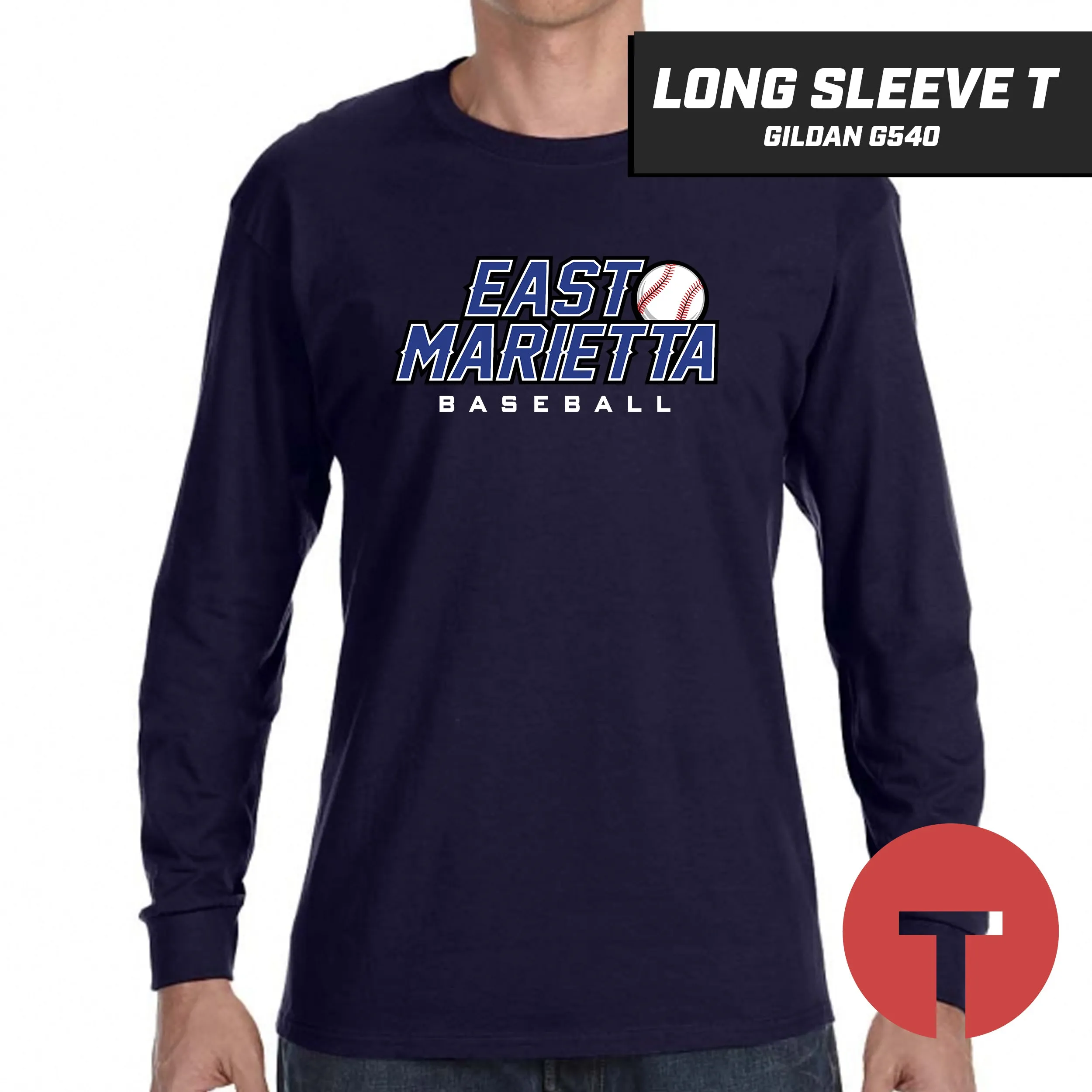 East Marietta Little League - Long-Sleeve T-Shirt Gildan G540