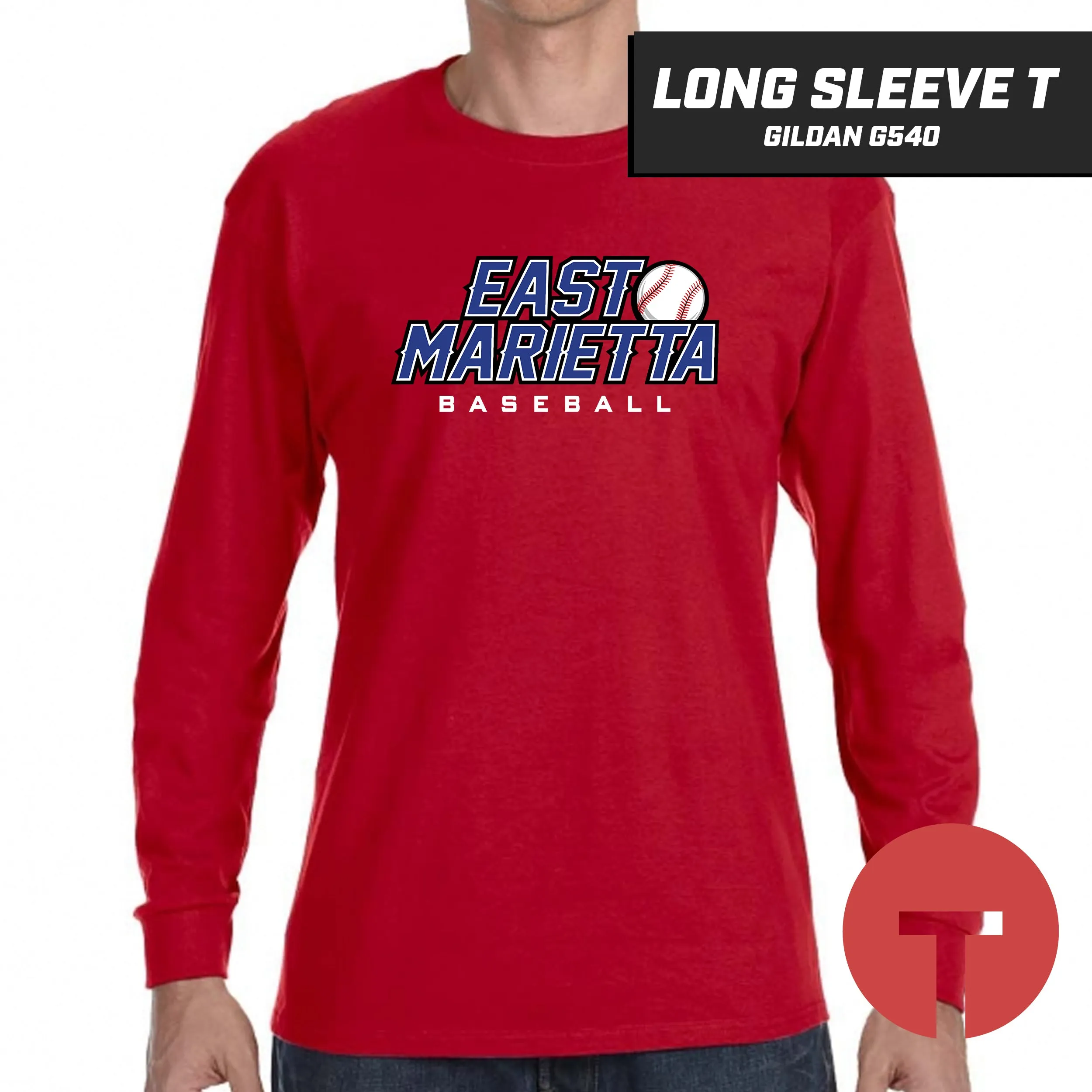 East Marietta Little League - Long-Sleeve T-Shirt Gildan G540