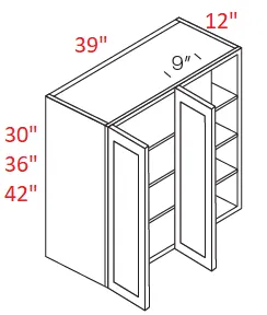 EB22-WBC39/4236 Elegant Dove Assembled Wall Blind Corner Cabinet