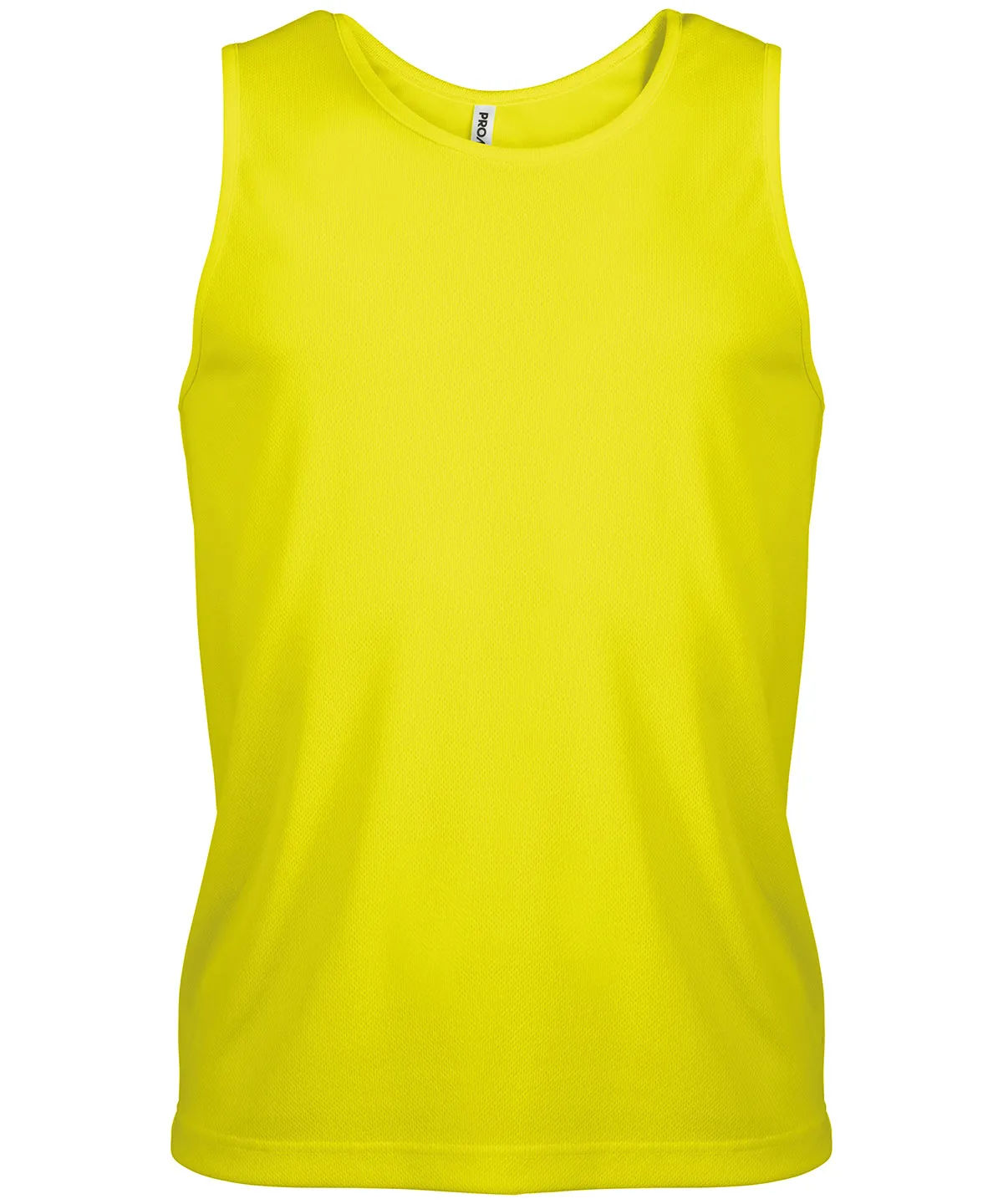 Fluorescent Yellow - Men's sports vest