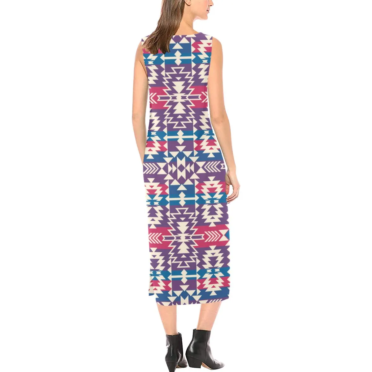 Grand Entry Women's Fancy Phaedra Sleeveless Open Fork Long Dress