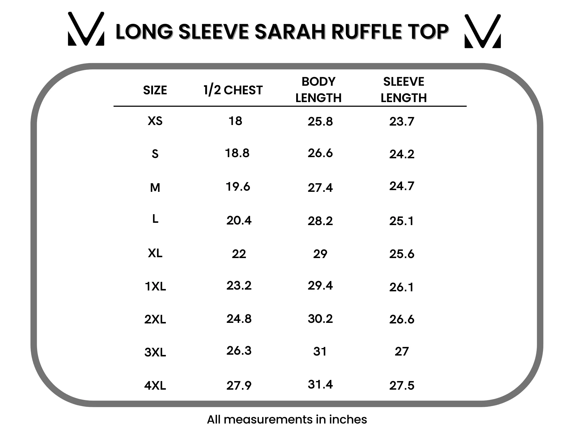 IN STOCK Long Sleeve Sarah Ruffle - Light Grey | Women's Top FINAL SALE