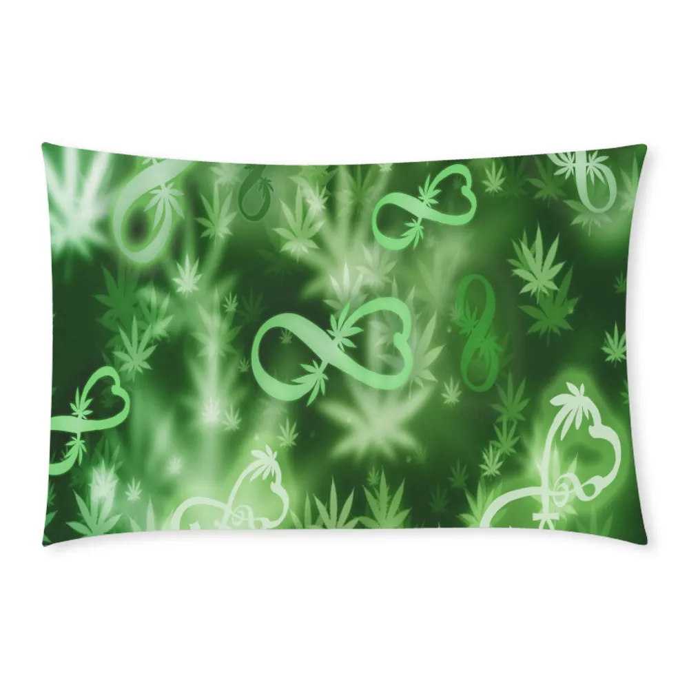INFINITY GREEN COSMOS 3-Piece Bedding Set
