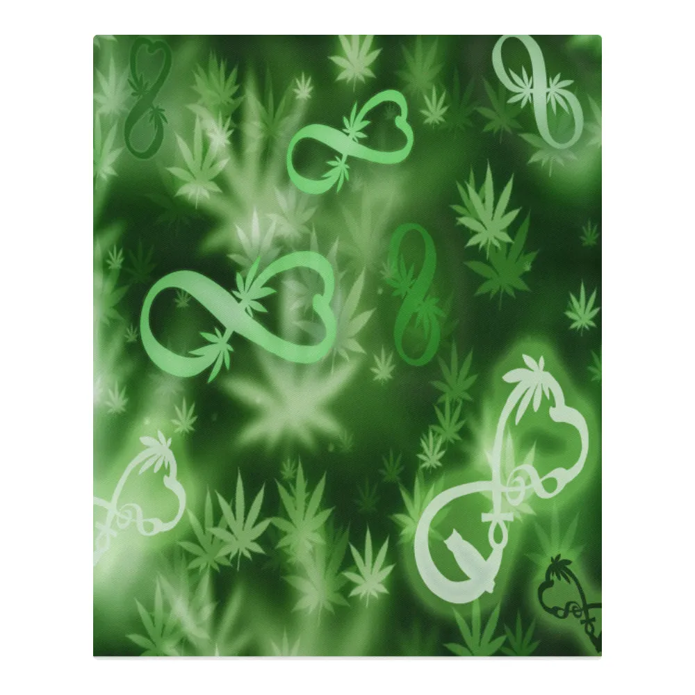INFINITY GREEN COSMOS 3-Piece Bedding Set