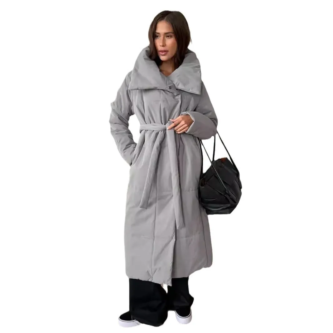 Loose Warm Long Cotton Coat Jacket