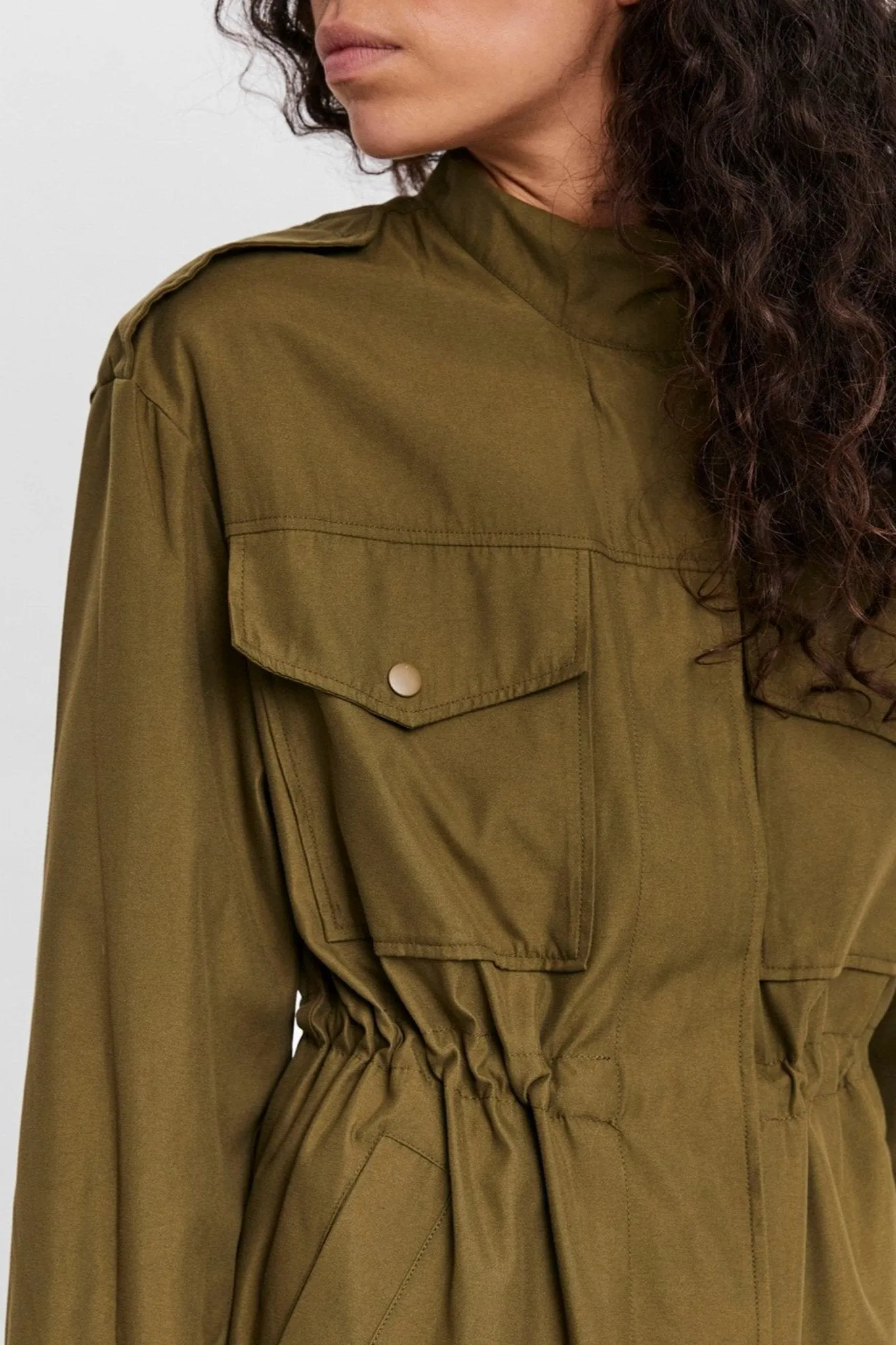 Luxa Coat - Dark Olive