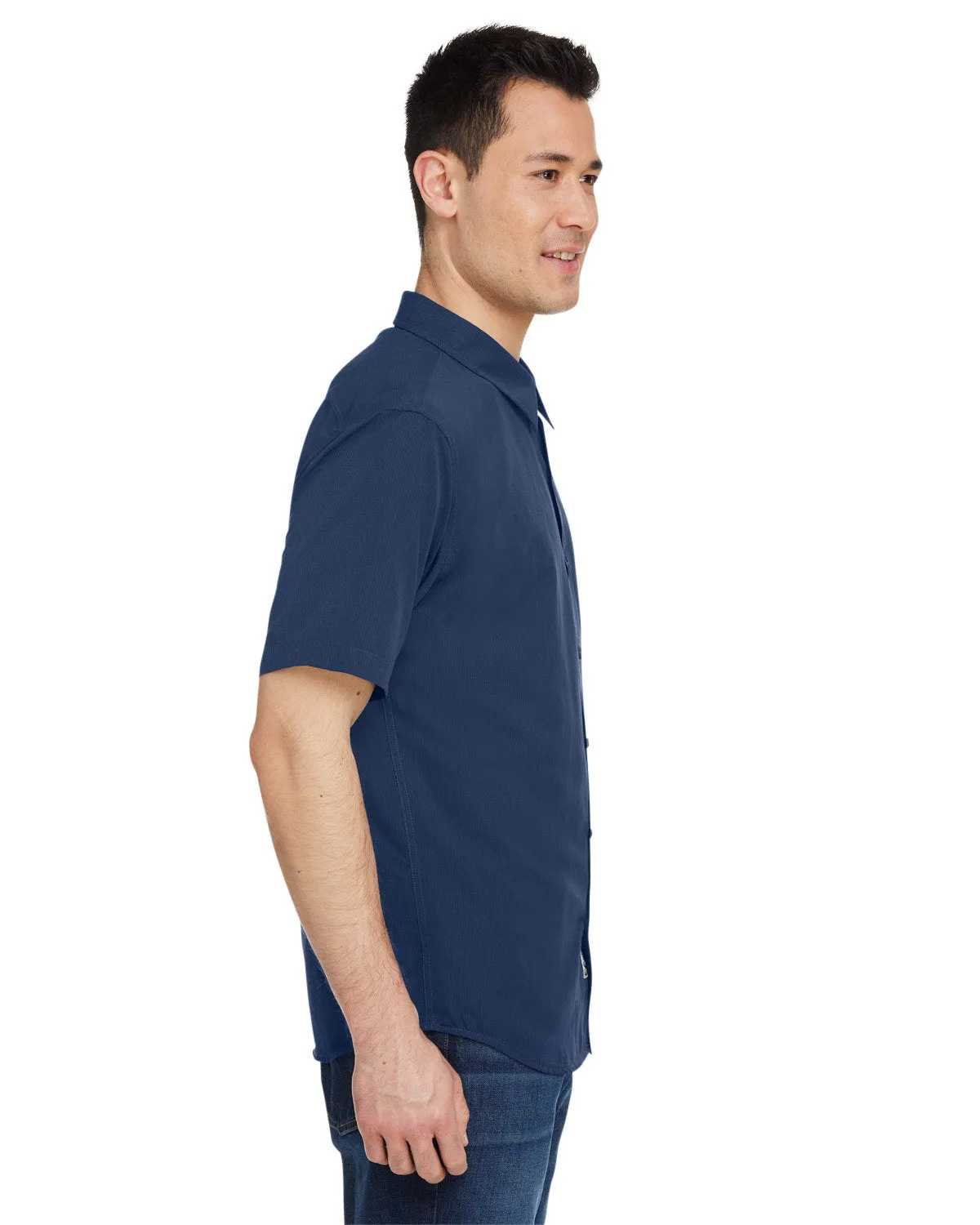 Marmot Men's Aerobora Short-Sleeve Woven, Arctic Navy