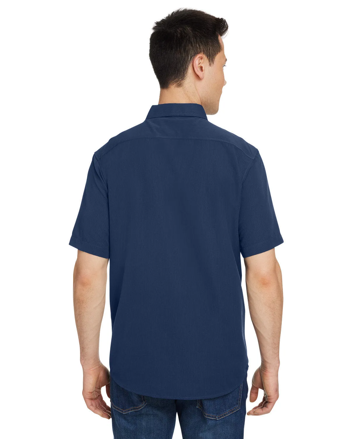 Marmot Men's Aerobora Short-Sleeve Woven, Arctic Navy