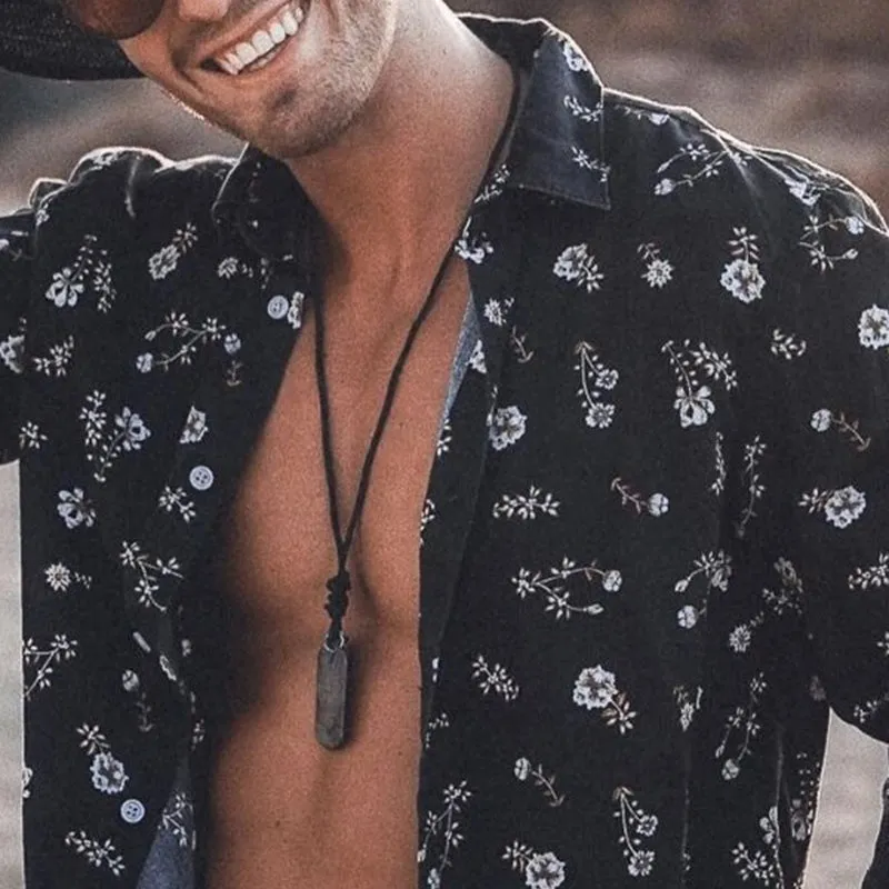 Men Floral Printed Long Sleeves Shirt