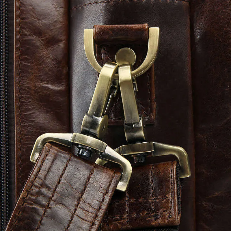 Men's Leather Laptop Bag NZ - Stylish & Functional