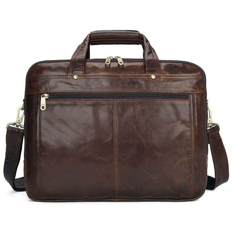 Men's Leather Laptop Bag NZ - Stylish & Functional