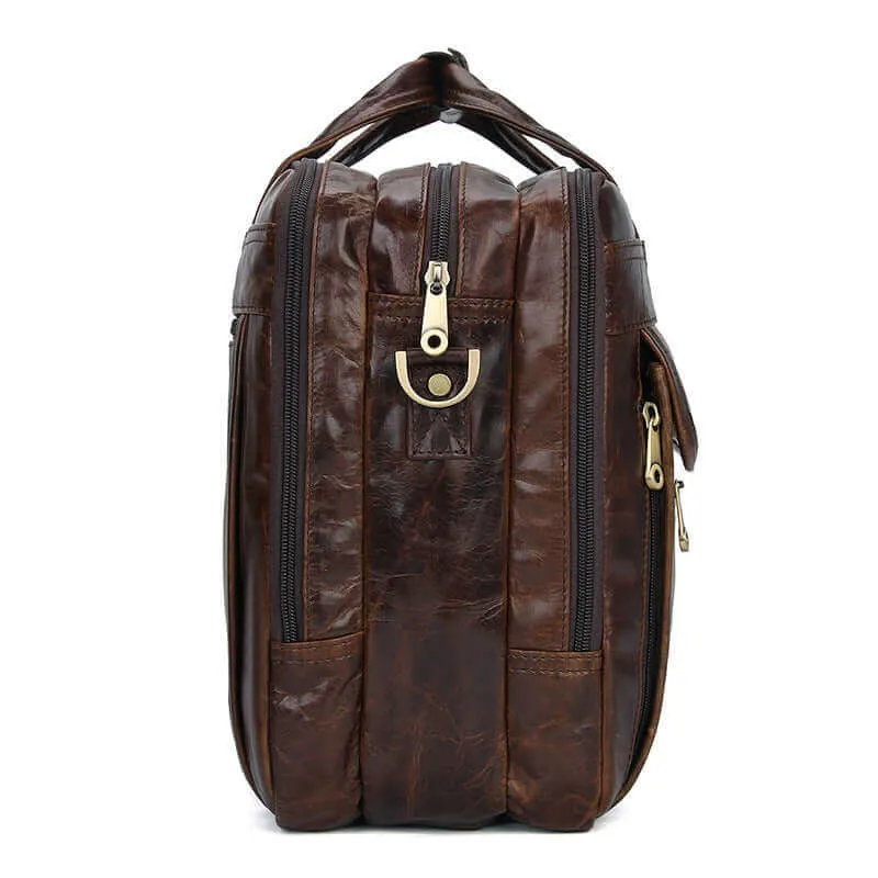 Men's Leather Laptop Bag NZ - Stylish & Functional