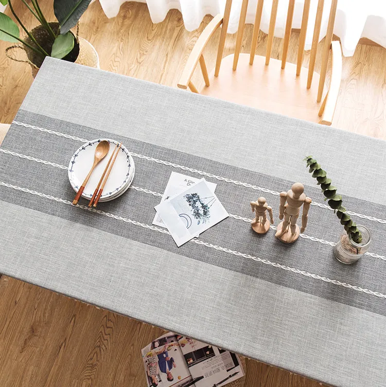 Minimalist Tablecloth With Tassels