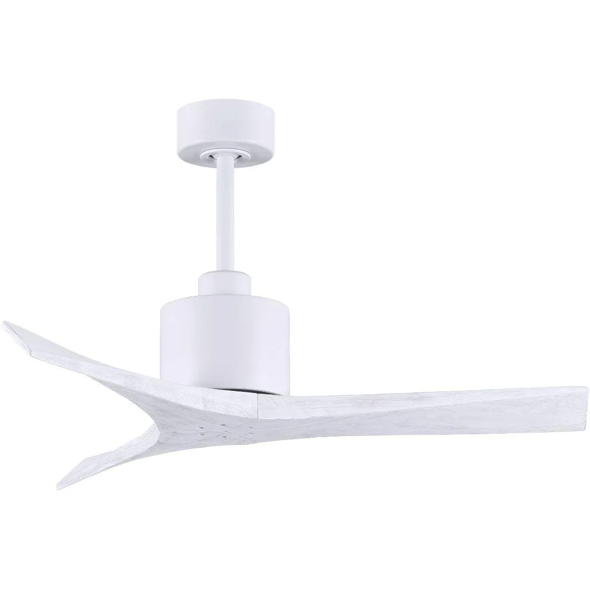 Mollywood 42 Inch White Damp Rated Ceiling Fan with Remote