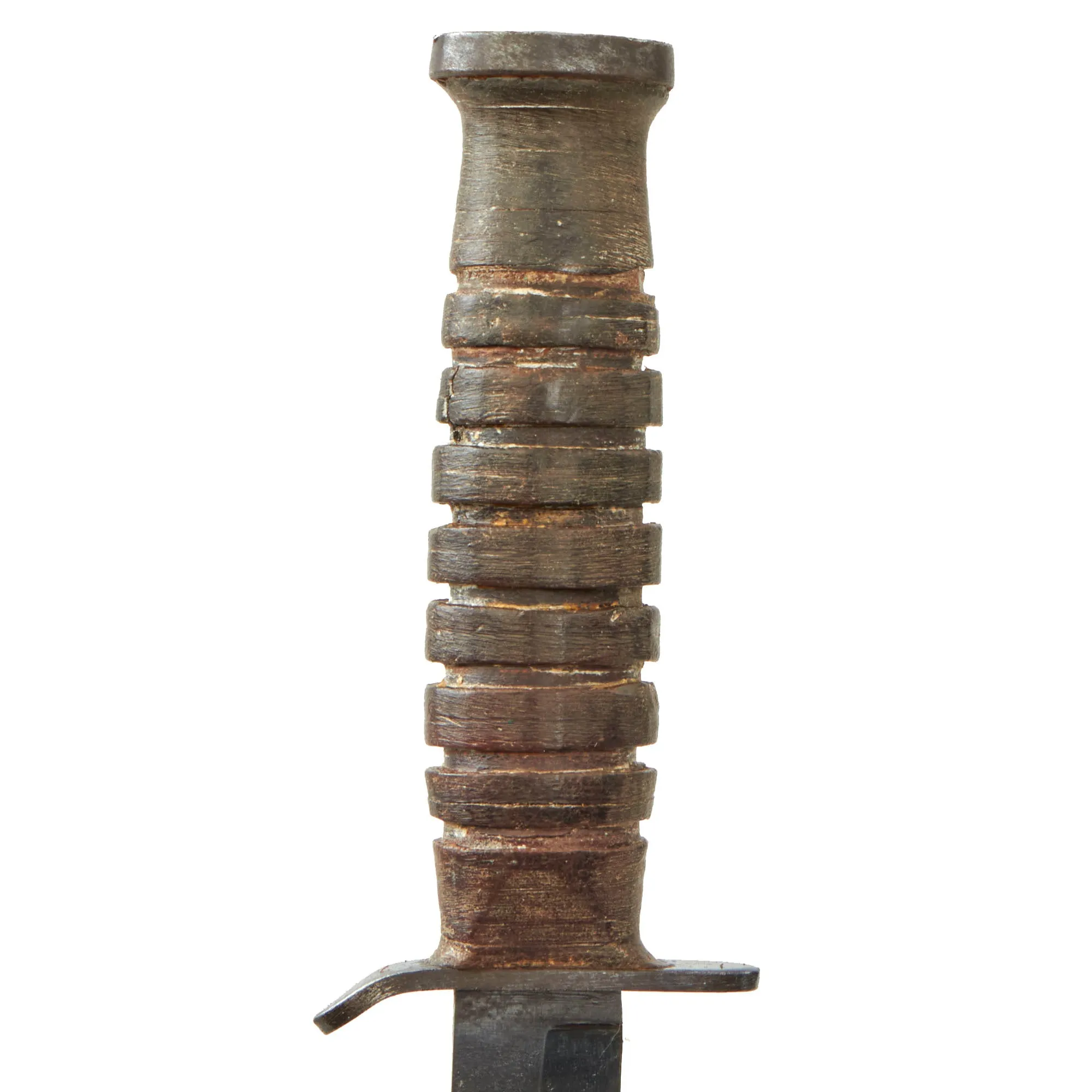 Original U.S. WWII Excellent Condition Blade Marked 1943 Dated M3 Fighting Knife by CASE with 1943 Dated M6 Scabbard by MILSCO
