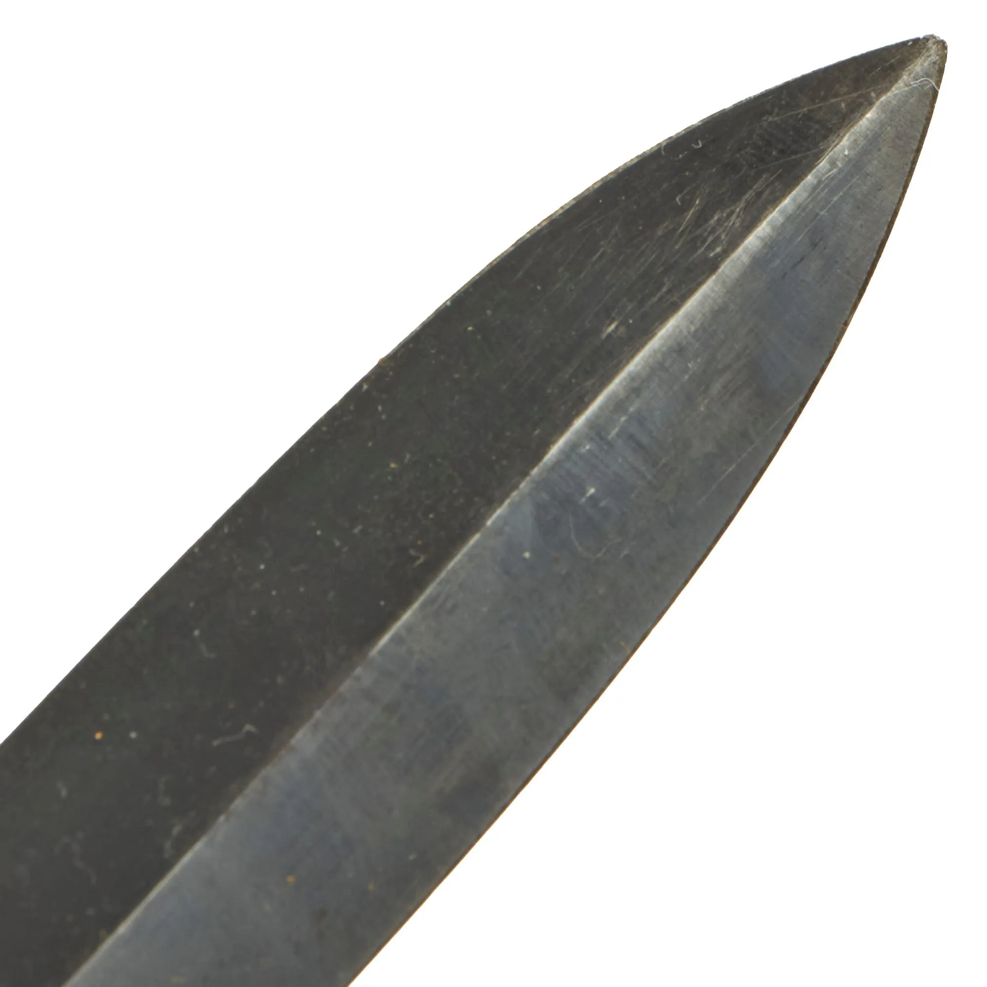 Original U.S. WWII Excellent Condition Blade Marked 1943 Dated M3 Fighting Knife by CASE with 1943 Dated M6 Scabbard by MILSCO