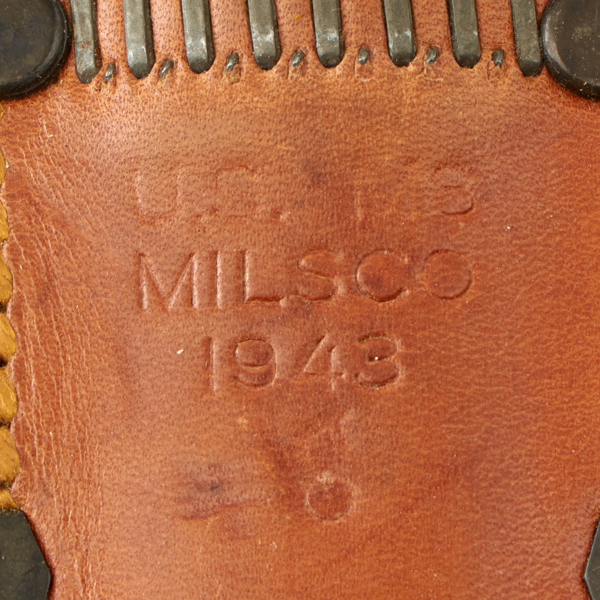 Original U.S. WWII Excellent Condition Blade Marked 1943 Dated M3 Fighting Knife by CASE with 1943 Dated M6 Scabbard by MILSCO