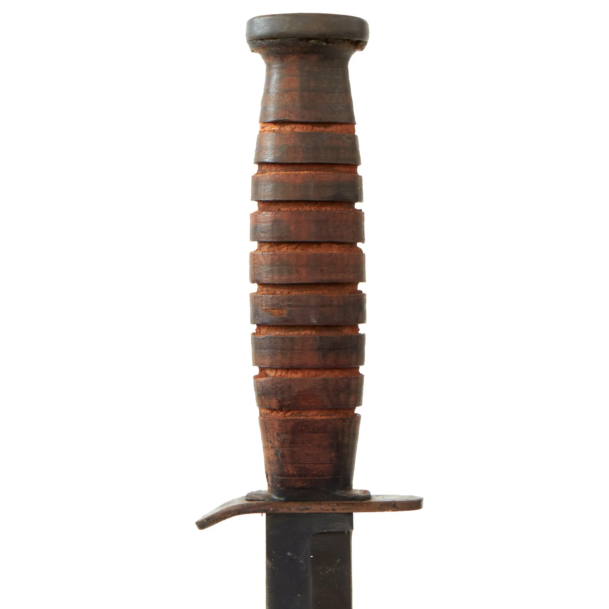 Original U.S. WWII New Old Stock M3 Fighting Knife Blade Marked by Robeson Cutlery Co with 1943 Dated M6 Scabbard by Moose Co