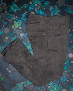 Pants Men - Grey Strippes / KODROÏ Retro Future