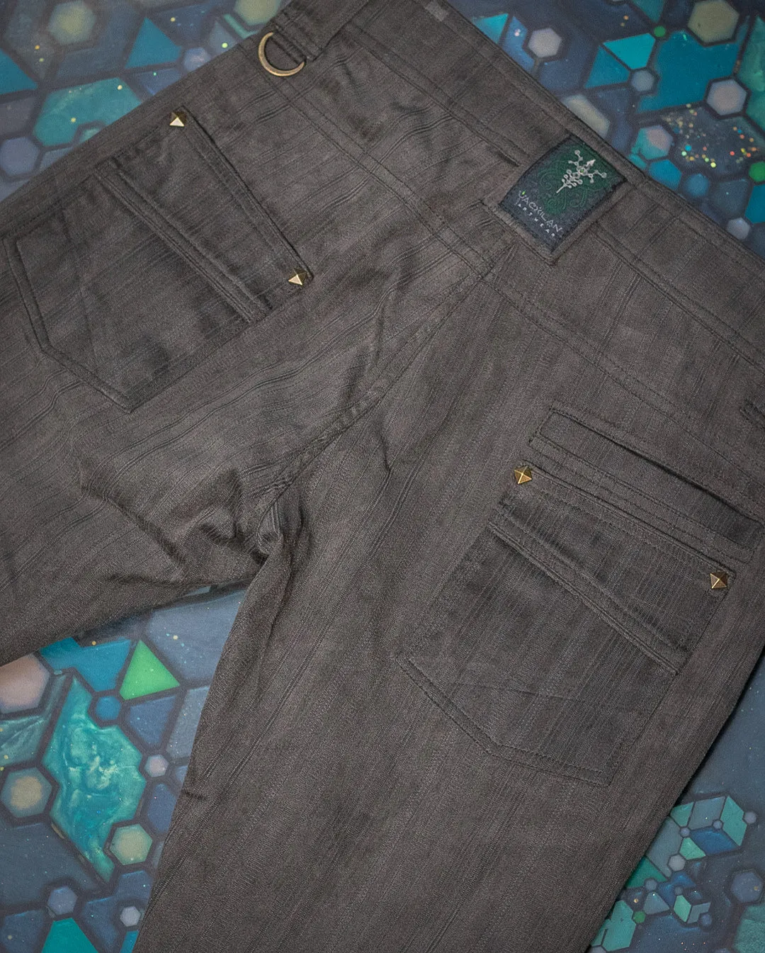 Pants Men - Grey Strippes / KODROÏ Retro Future