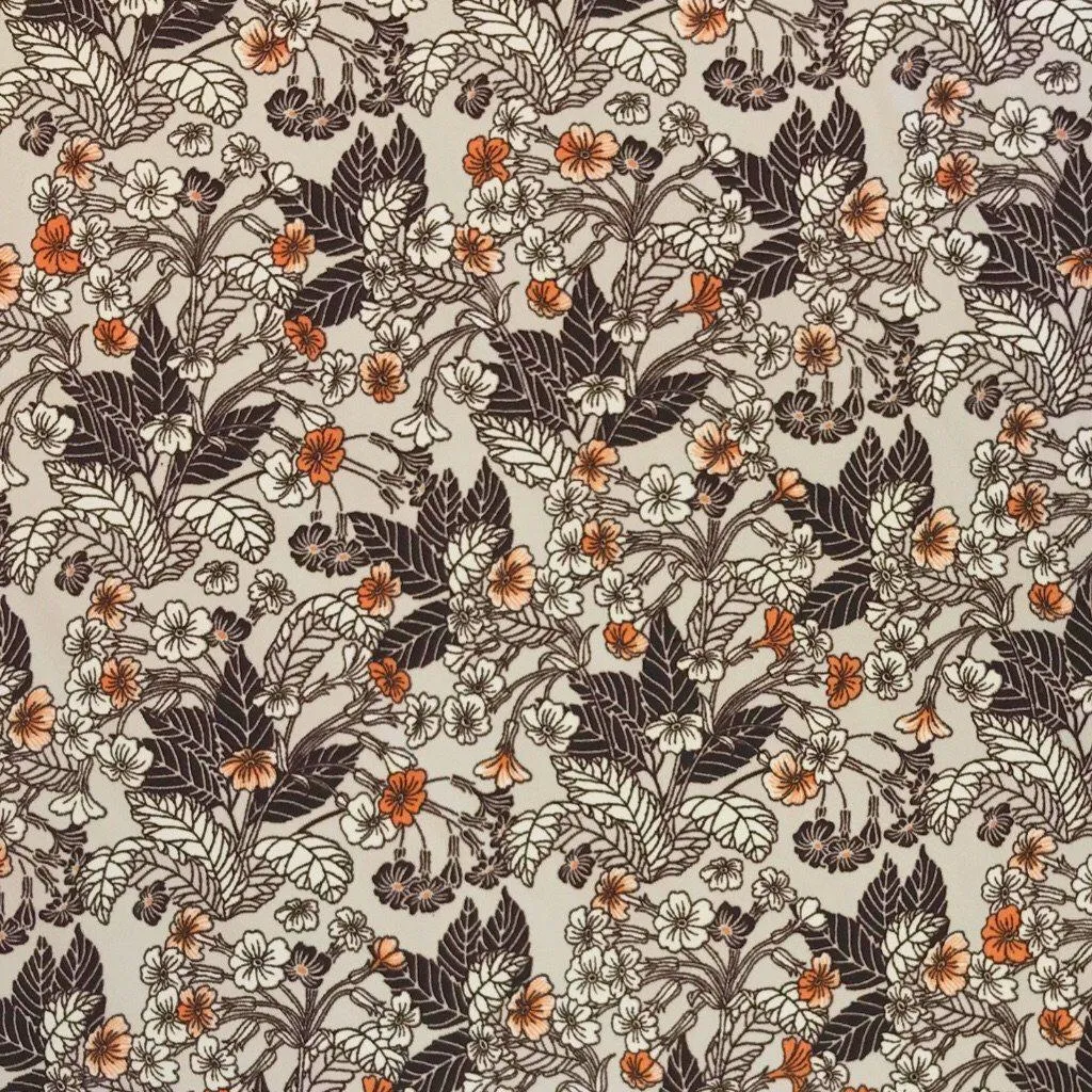 Plants Polyester Fabric
