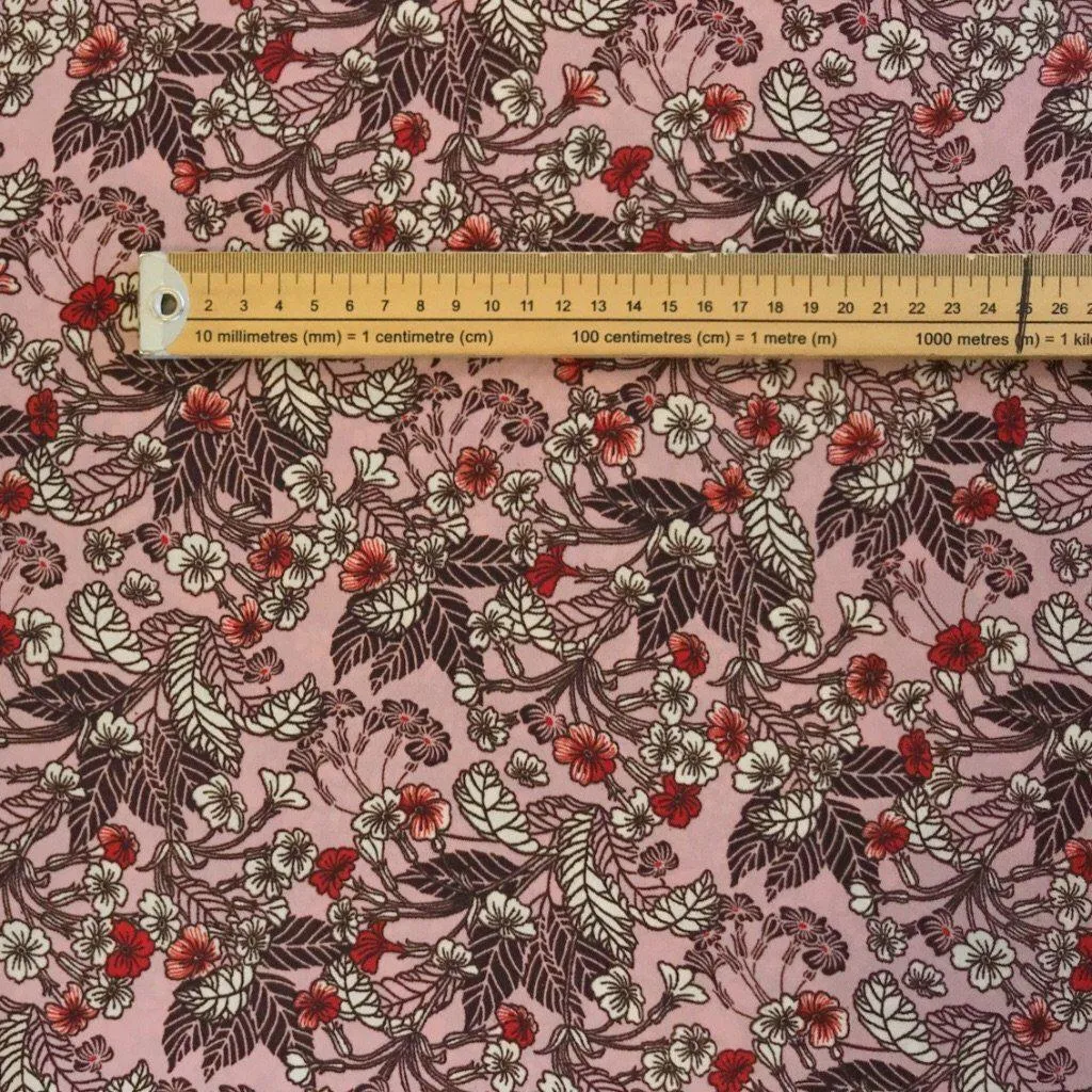 Plants Polyester Fabric