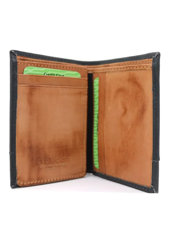 R Roncato Men's Leather Wallet, Italian Design, Stylish and Durable Wallet for Banknotes and Cards