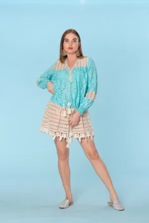 Ranee's turquoise dress