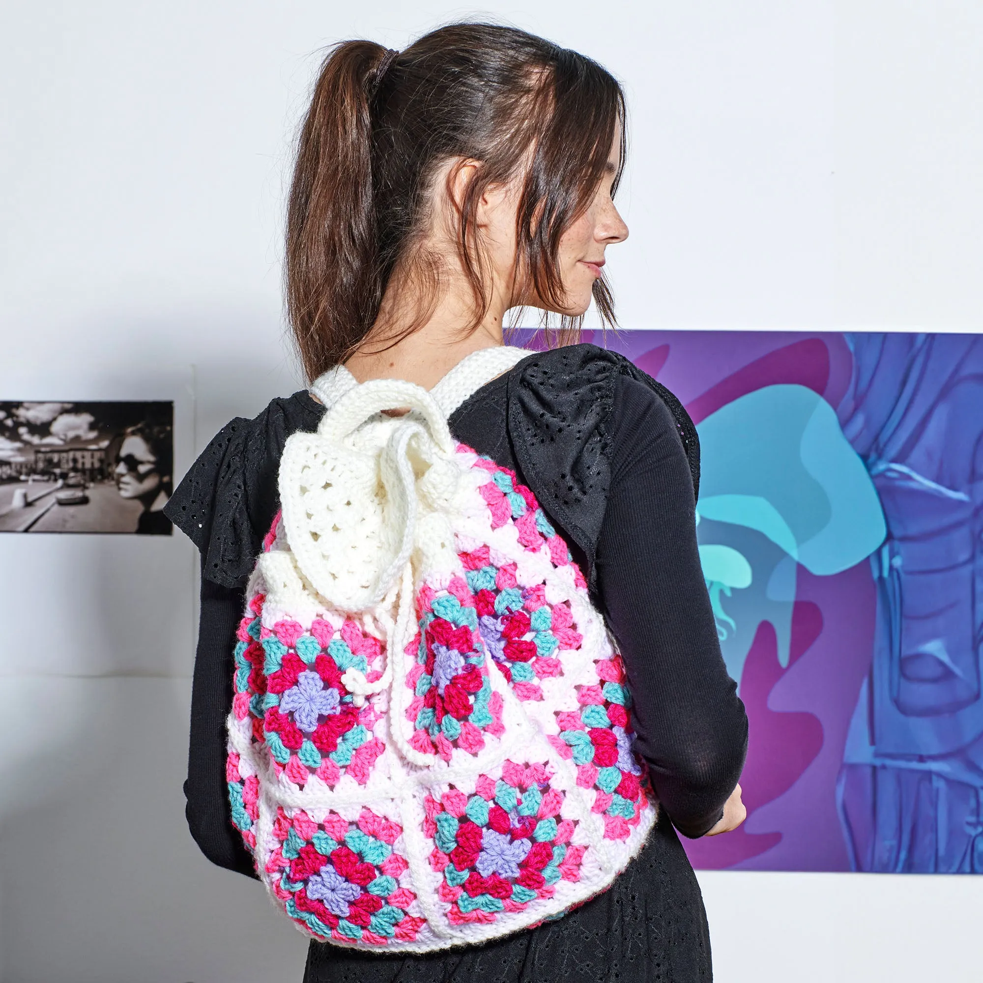 Red Heart Crochet Pack A Bunch Backpack