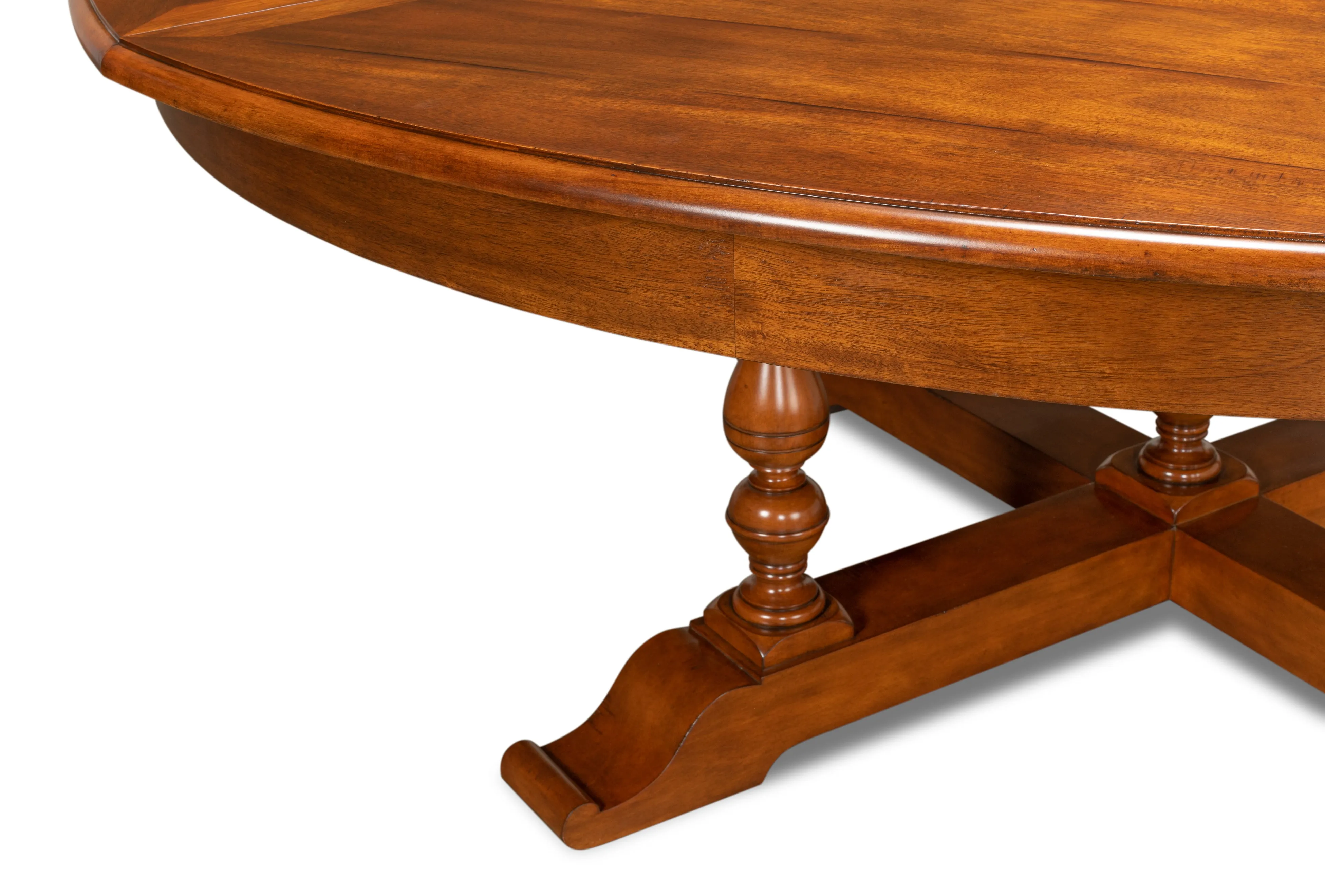 Sarreid - Walnut Jupe Dining Table  Ex-Large - Brown - Traditional