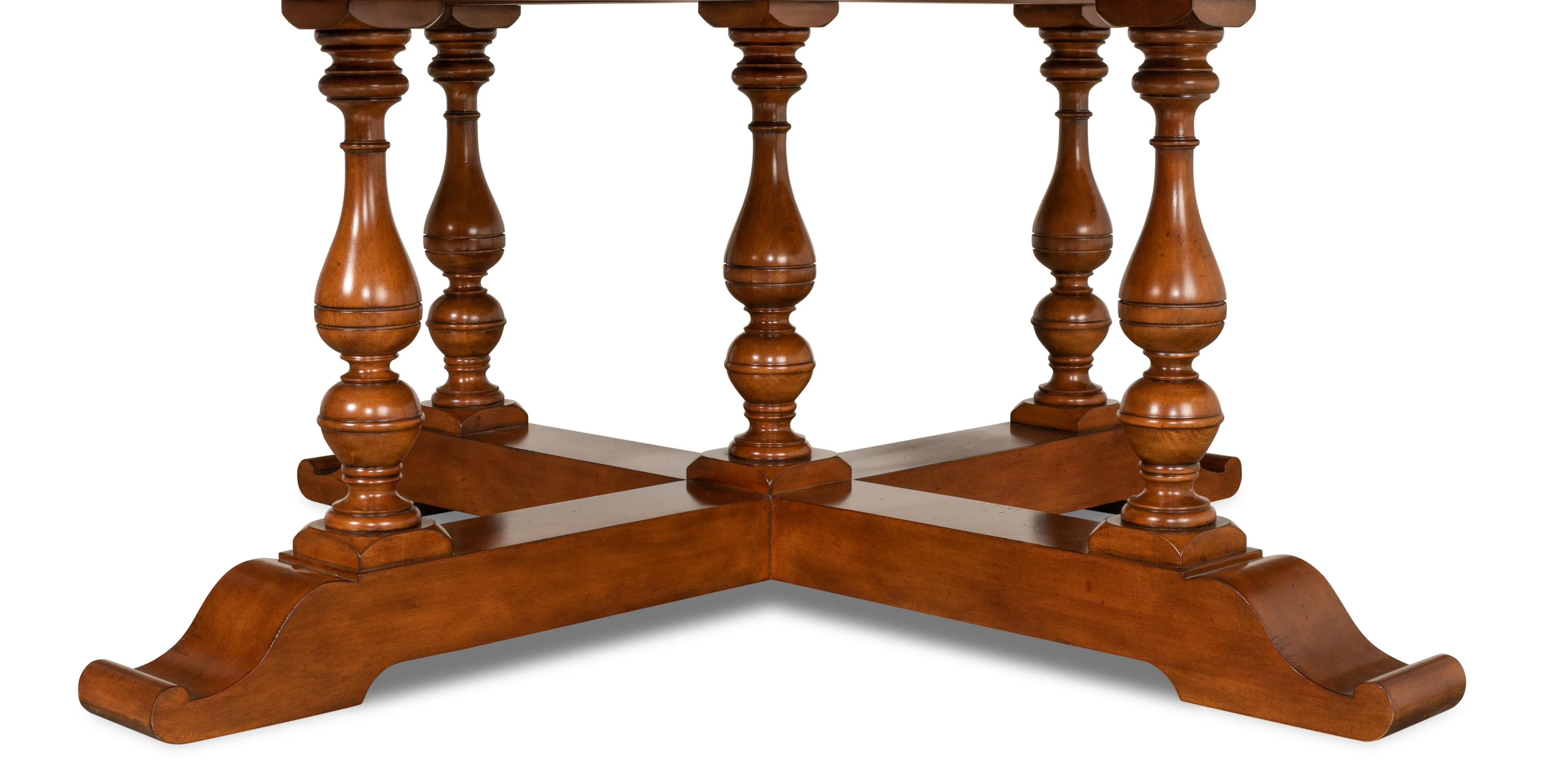 Sarreid - Walnut Jupe Dining Table  Ex-Large - Brown - Traditional