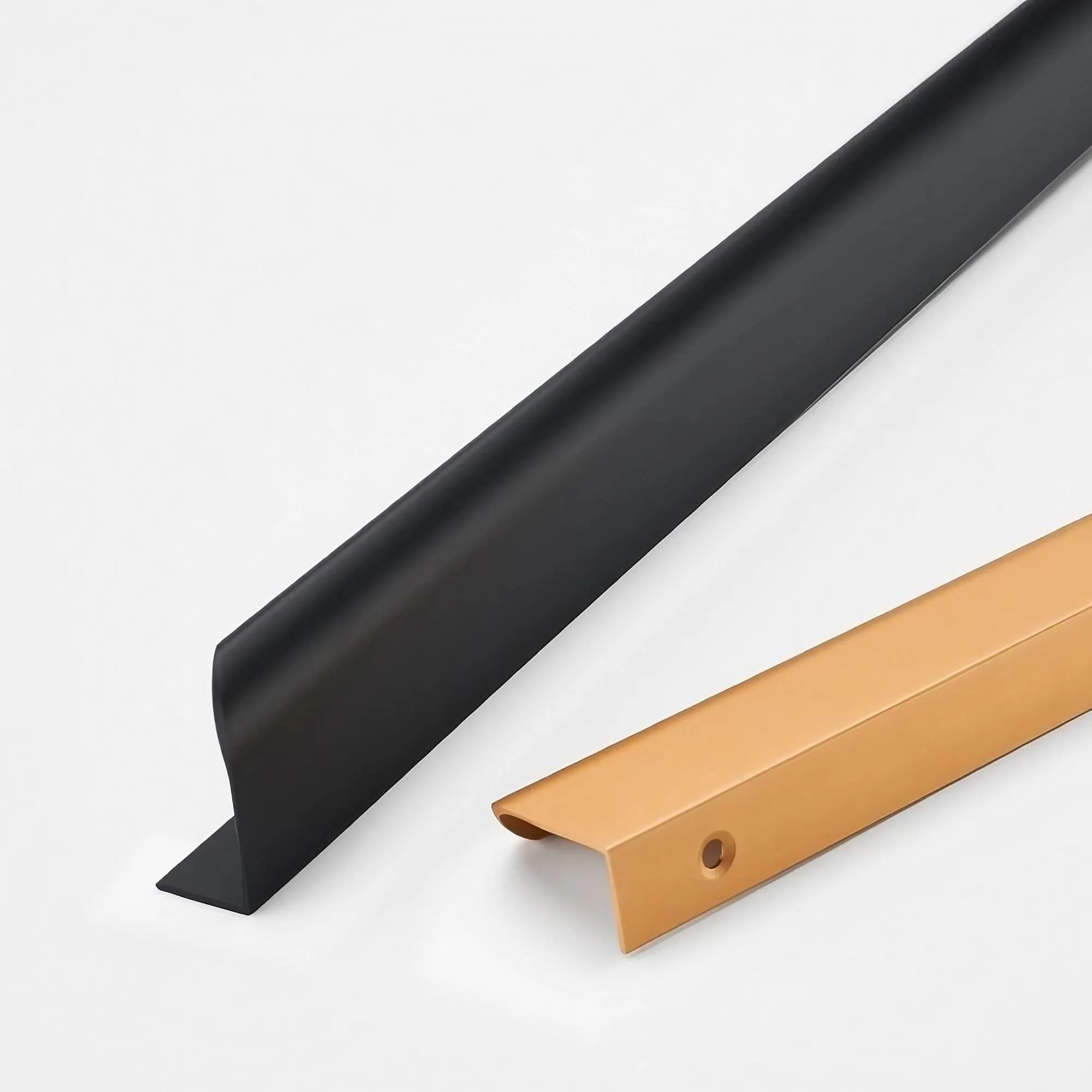 Trendy Modern Cabinet Edge Pulls Long Cabinet Handles