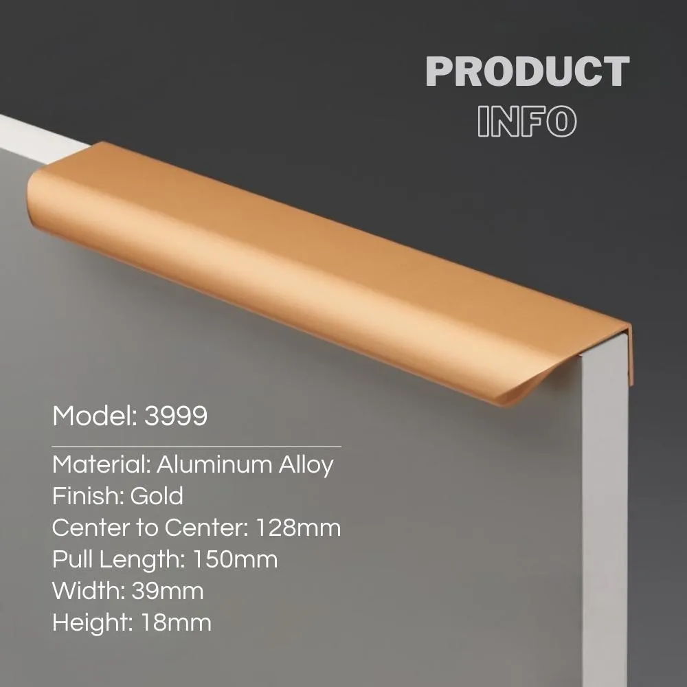 Trendy Modern Cabinet Edge Pulls Long Cabinet Handles