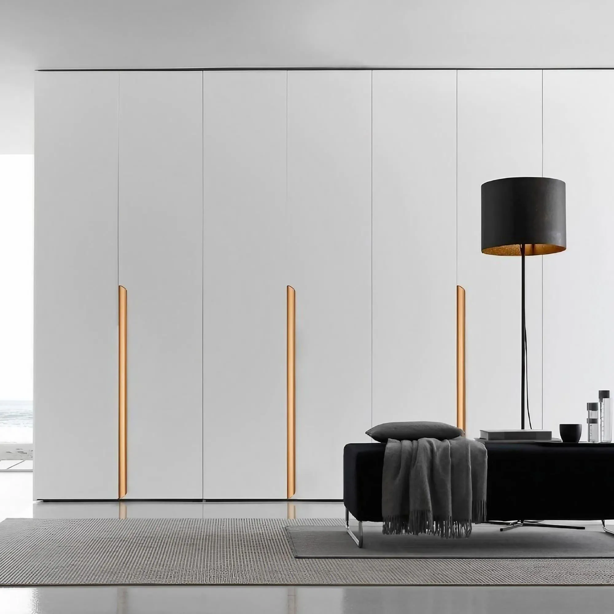 Trendy Modern Cabinet Edge Pulls Long Cabinet Handles