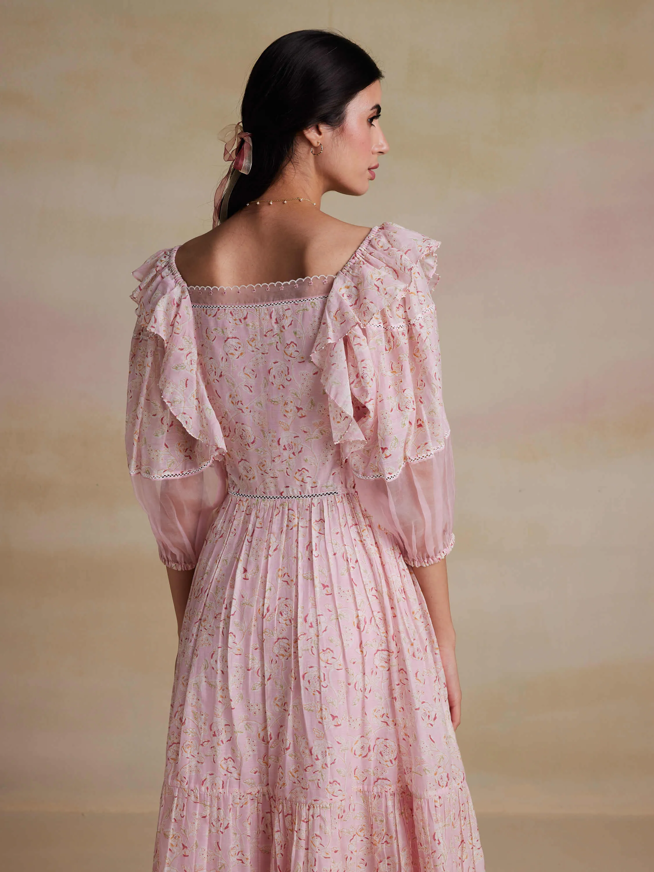 Veiled Rose Dress